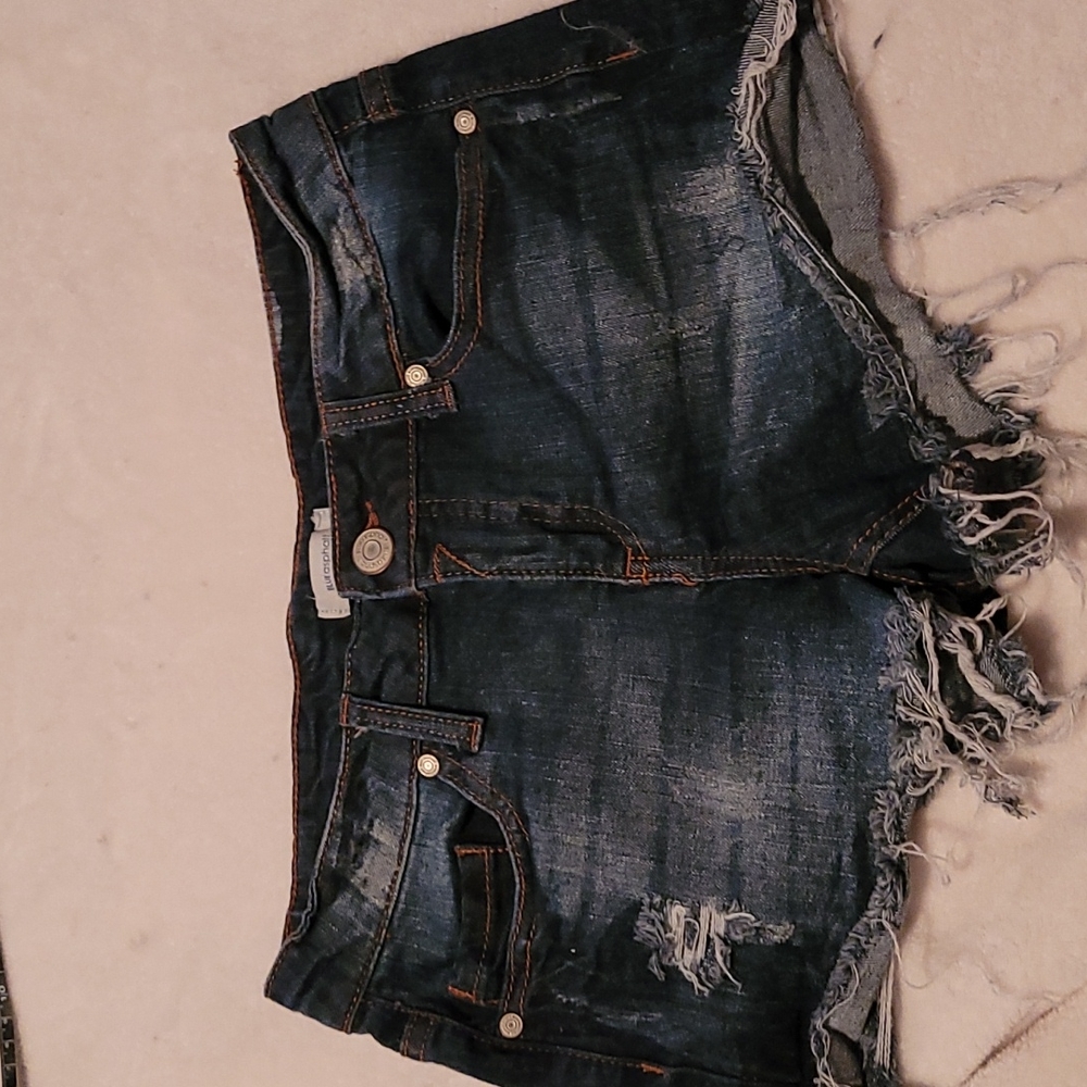 Denim shorts